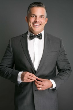 Adam Lawrenson Corporate Headshot on Grey Background by Vancouver Photographer Rob Trendiak