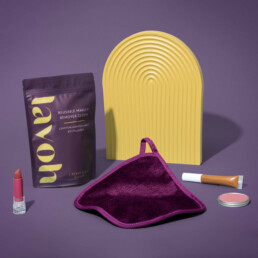 lavoh reusable makeup removing face cloth product photography hero photo